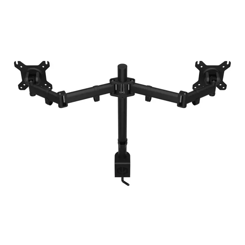 Monitorhalterung ENDORFY Atlas Double für 2 Bildschirme 68,6 cm (27 Zoll), Klemme, VESA 75x75–100x100, max. 8 kg pro Bildschirm, schwarz