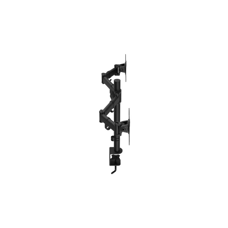 Monitorhalterung ENDORFY Atlas Double für 2 Bildschirme 68,6 cm (27 Zoll), Klemme, VESA 75x75–100x100, max. 8 kg pro Bildschirm, schwarz