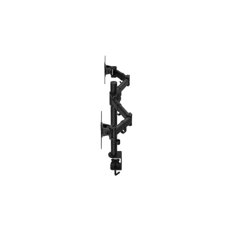 Monitorhalterung ENDORFY Atlas Double für 2 Bildschirme 68,6 cm (27 Zoll), Klemme, VESA 75x75–100x100, max. 8 kg pro Bildschirm, schwarz