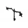 Monitorhalterung ENDORFY Atlas Double für 2 Bildschirme 68,6 cm (27 Zoll), Klemme, VESA 75x75–100x100, max. 8 kg pro Bildschirm, schwarz
