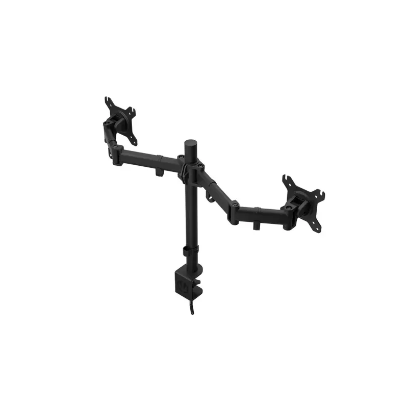 Monitorhalterung ENDORFY Atlas Double für 2 Bildschirme 68,6 cm (27 Zoll), Klemme, VESA 75x75–100x100, max. 8 kg pro Bildschirm, schwarz