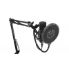 PC-Mikrofon ENDORFY Solum — kabelgebundenes USB-C-Mikrofon mit Nierencharakteristik, 16 Bit/48 kHz, 18–21000 Hz, Tischstativ, 2,9 m Kabel, Kopfhörerausgang, Pop-Filter