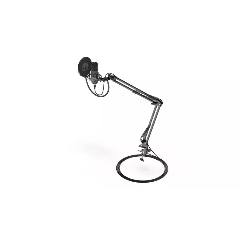 PC-Mikrofon ENDORFY Solum — kabelgebundenes USB-C-Mikrofon mit Nierencharakteristik, 16 Bit/48 kHz, 18–21000 Hz, Tischstativ, 2,9 m Kabel, Kopfhörerausgang, Pop-Filter