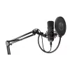 PC-Mikrofon ENDORFY Solum — kabelgebundenes USB-C-Mikrofon mit Nierencharakteristik, 16 Bit/48 kHz, 18–21000 Hz, Tischstativ, 2,9 m Kabel, Kopfhörerausgang, Pop-Filter