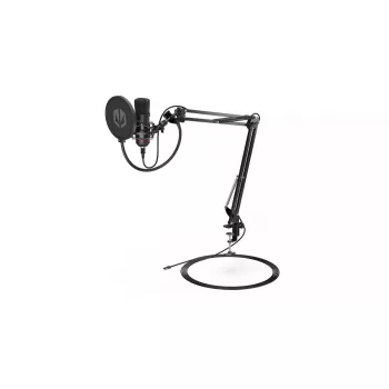 PC-Mikrofon ENDORFY Solum — kabelgebundenes USB-C-Mikrofon mit Nierencharakteristik, 16 Bit/48 kHz, 18–21000 Hz, Tischstativ, 2,9 m Kabel, Kopfhörerausgang, Pop-Filter