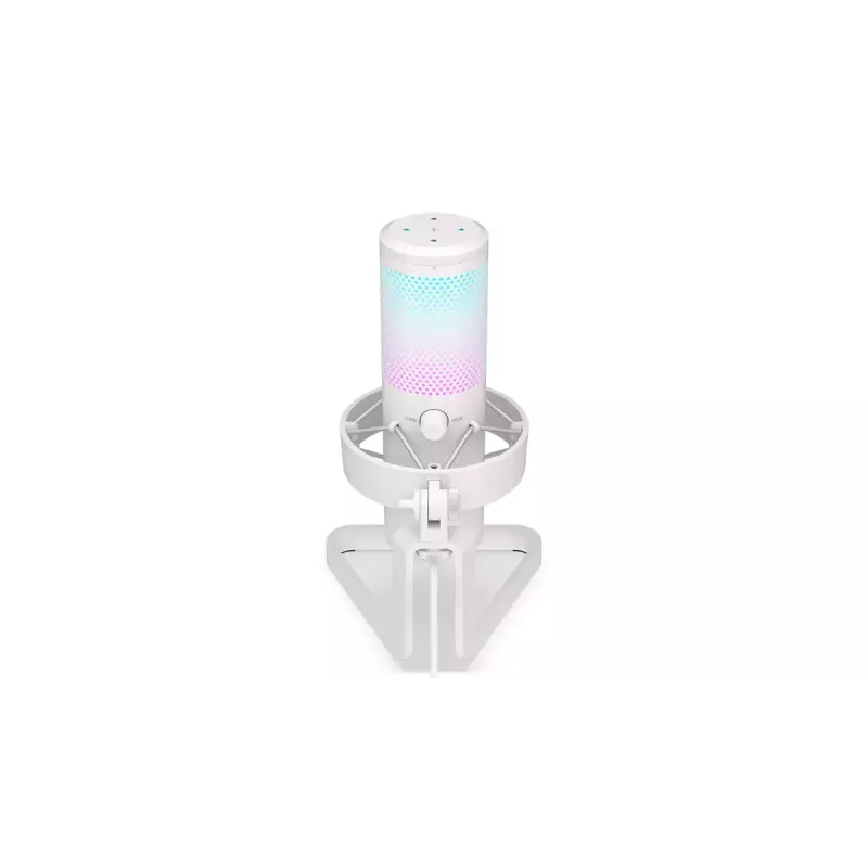 PC-Mikrofon ENDORFY AXIS Streaming White — USB, Kardioid, 30–18 kHz, 192 kHz/24-Bit, Tischständer, Stummschaltung, Kopfhörerausgang