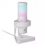 PC-Mikrofon ENDORFY AXIS Streaming White — USB, Kardioid, 30–18 kHz, 192 kHz/24-Bit, Tischständer, Stummschaltung, Kopfhörerausgang