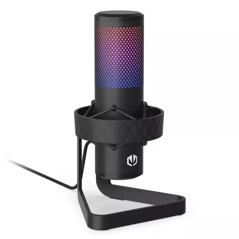 PC-Mikrofon ENDORFY AXIS Streaming — USB Type-C, 24-Bit/192 kHz, 30–18.000 Hz, Tischstativ, schwarz