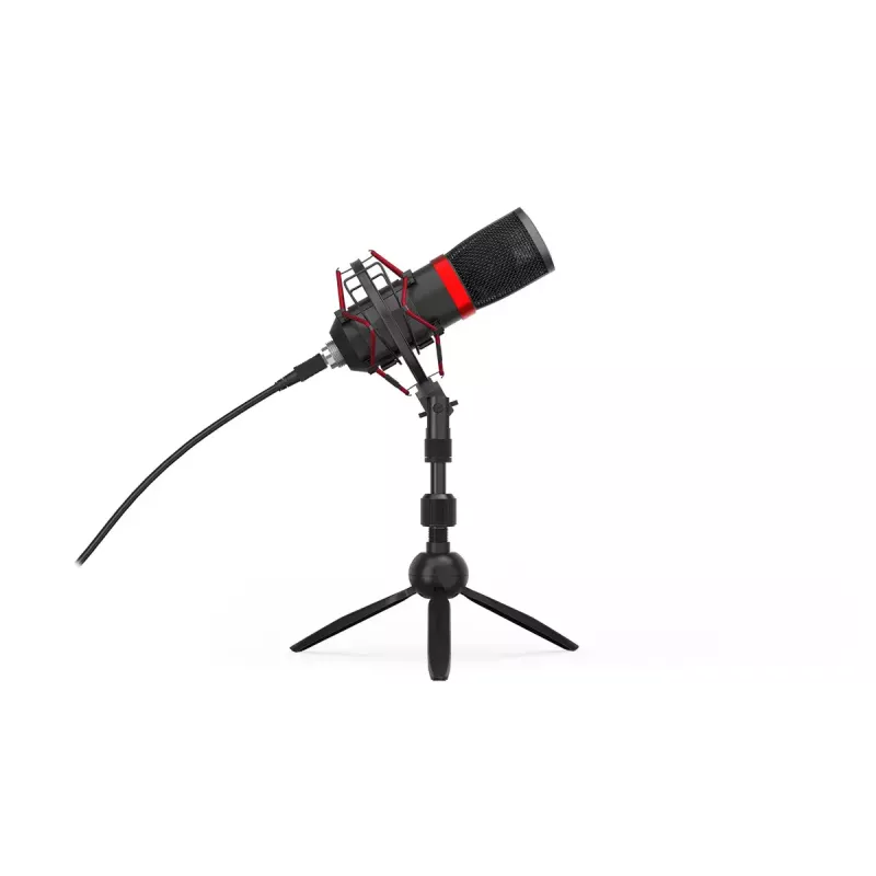 PC-Mikrofon ENDORFY Solum Streaming T — USB-Kabel, 24-Bit/48 kHz, 18–21000 Hz, Tischstativ, Kopfhörerausgang, Schwarz