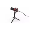 PC-Mikrofon ENDORFY Solum Streaming T — USB-Kabel, 24-Bit/48 kHz, 18–21000 Hz, Tischstativ, Kopfhörerausgang, Schwarz