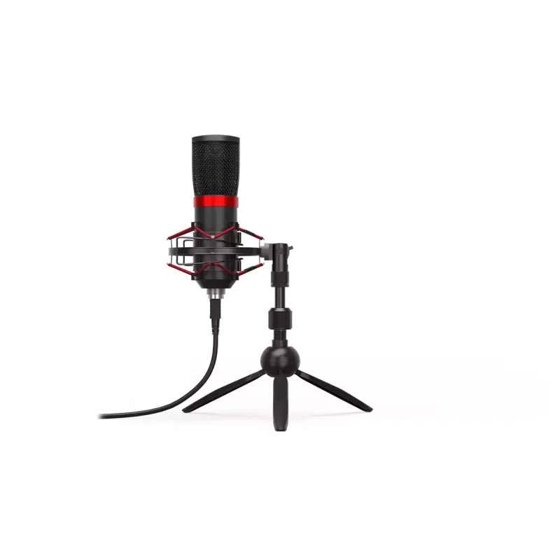 PC-Mikrofon ENDORFY Solum Streaming T — USB-Kabel, 24-Bit/48 kHz, 18–21000 Hz, Tischstativ, Kopfhörerausgang, Schwarz