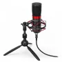 PC-Mikrofon ENDORFY Solum Streaming T — USB-Kabel, 24-Bit/48 kHz, 18–21000 Hz, Tischstativ, Kopfhörerausgang, Schwarz