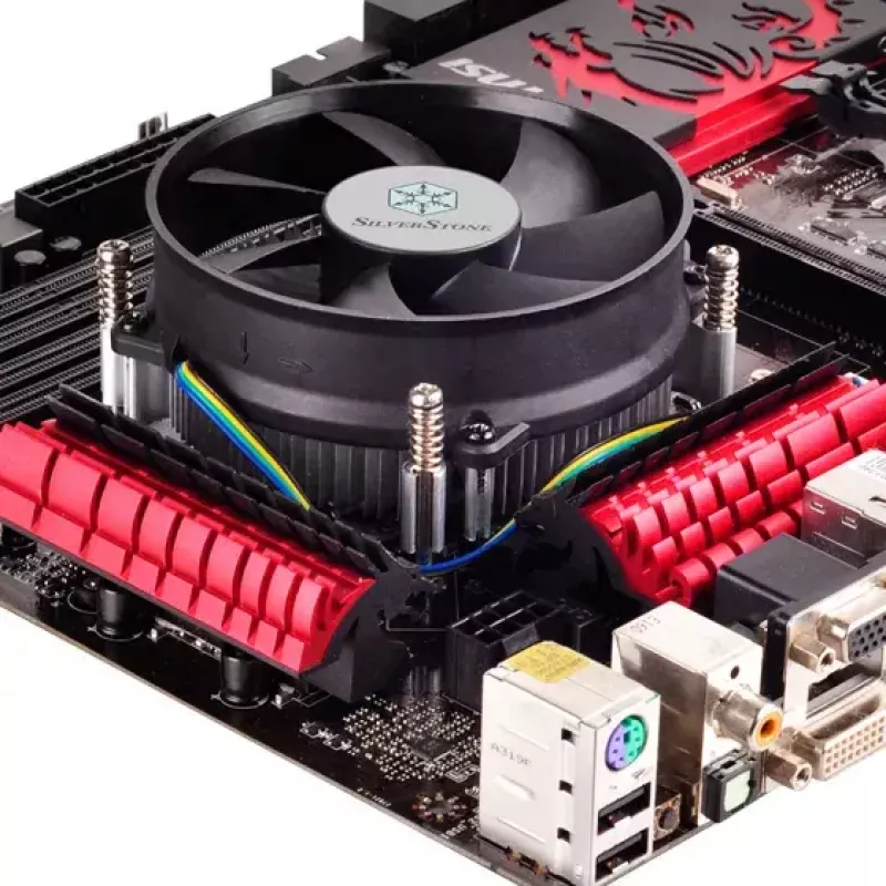 Cooler Silverstone NT09-115X Prozessorkühler 9,2 cm Aluminium
