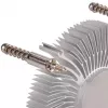 Cooler Silverstone NT09-115X Prozessorkühler 9,2 cm Aluminium