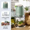 Ariete 438, Vintage Chopper, Zerkleinerer und Eisbrecher, 2 Geschwindigkeiten, 4 Edelstahlmesser, 600 ml Messbecher, 400 W, Grün