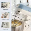 Ariete 1588 Vintage Mixer, Planetenrührer für Brot, Pizza, Kuchen und Gebäck, 5,5 l Fassungsvermögen, 7 Geschwindigkeiten, 2400 Watt, Pastellblau