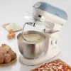 Ariete 1588 Vintage Mixer, Planetenrührer für Brot, Pizza, Kuchen und Gebäck, 5,5 l Fassungsvermögen, 7 Geschwindigkeiten, 2400 Watt, Pastellblau