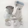 Ariete 1588 Vintage Mixer, Planetenrührer für Brot, Pizza, Kuchen und Gebäck, 5,5 l Fassungsvermögen, 7 Geschwindigkeiten, 2400 Watt, Pastellblau