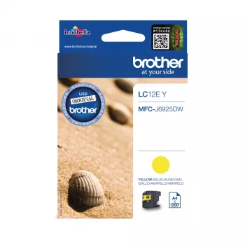 Brother LC12EY Tintenpatrone 1 St. Original Gelb