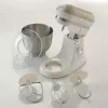 Ariete 1588 Vintage Mixer, Planetenrührwerk für Brot, Pizza, Kuchen und Gebäck, 5,5 L Fassungsvermögen, 7 Geschwindigkeiten, 2400 Watt, Pastellbeige