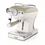 Ariete 1389 Vintage Espressomaschine - Espressomaschine für gemahlenen Kaffee oder ESE-Pads, in pastellbeiger Farbe