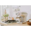 Ariete 1389 Vintage Espressomaschine - Espressomaschine für gemahlenen Kaffee oder ESE-Pads, in pastellbeiger Farbe