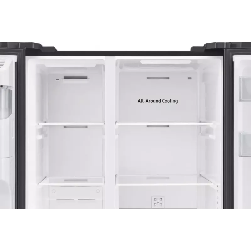 Samsung RS64DG5303B1 Side-by-Side Kühlschrank freistehend 628 L Schwarz, Edelstahl