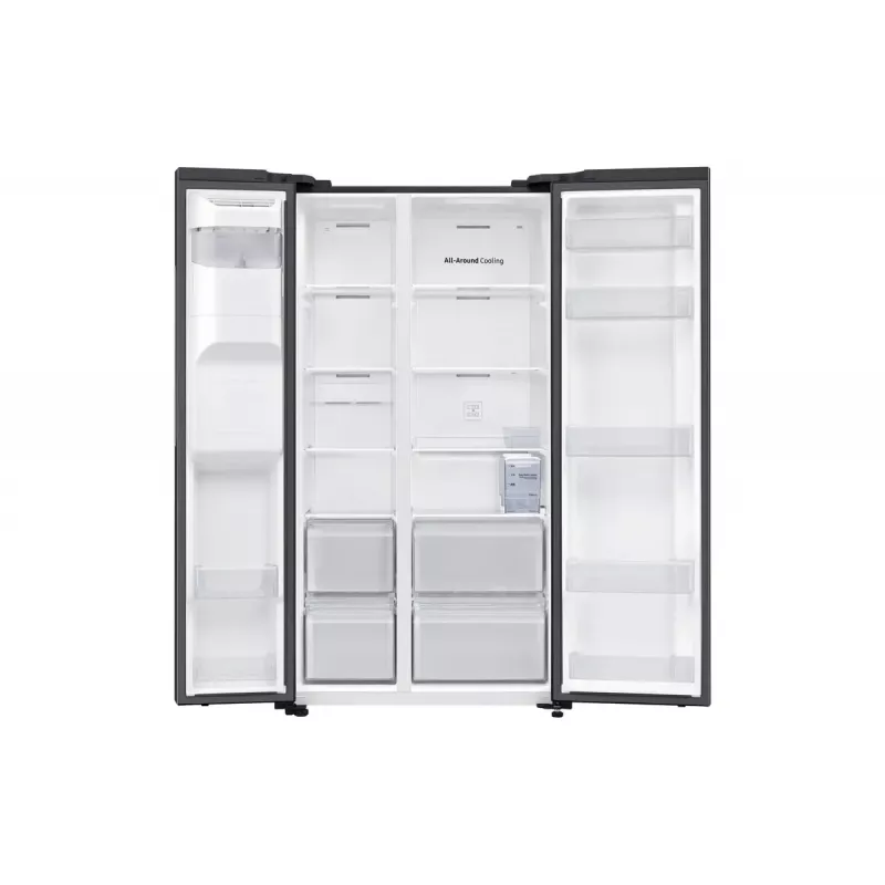 Samsung RS64DG5303B1 Side-by-Side Kühlschrank freistehend 628 L Schwarz, Edelstahl