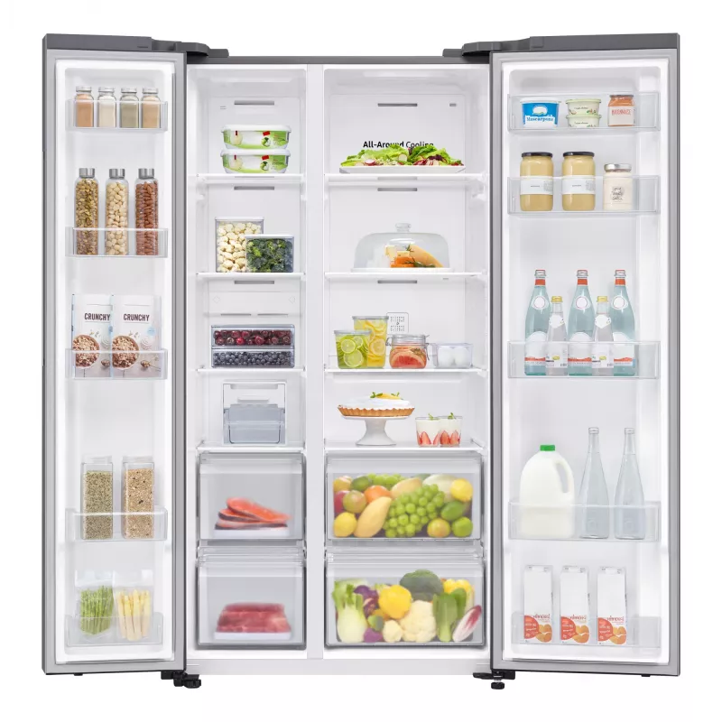 Samsung RS62DG5003S9 Side-by-Side-Kühlschrank, freistehend, 655 l, Edelstahl