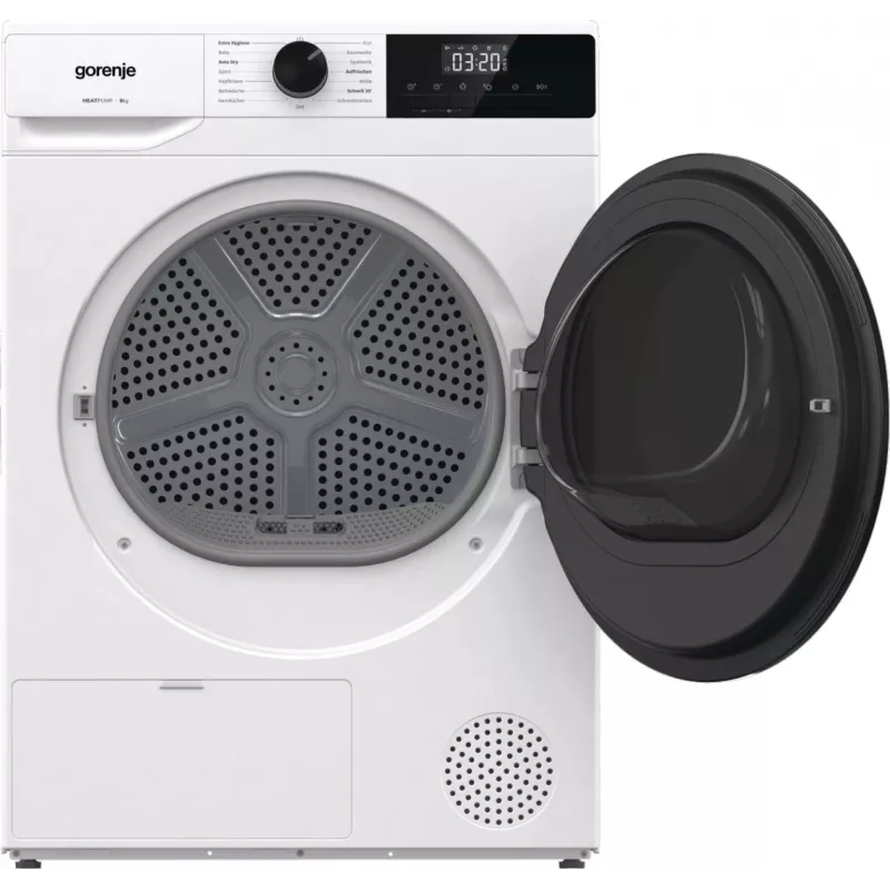 Gorenje DHNA92/DE Wäschetrockner Freistehend Frontlader 9 kg Weiß