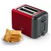 Bosch TAT3P424DE Toaster 2 Scheiben 970 W Schwarz, Rot