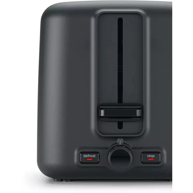 Bosch TAT3P424DE Toaster 2 Scheiben 970 W Schwarz, Rot