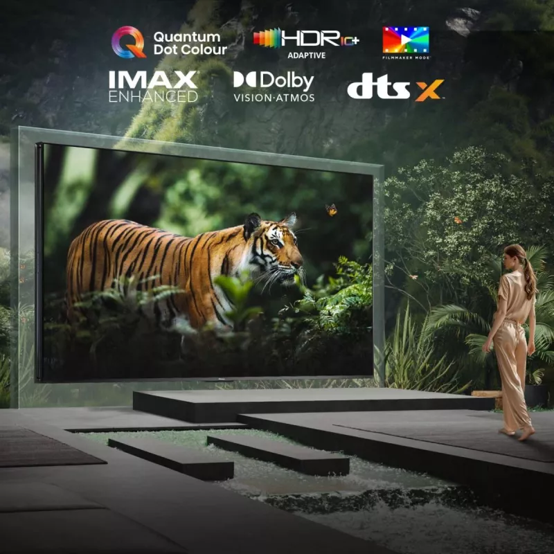 Hisense 85UXNQ 2,16 m (85 Zoll) 4K Ultra HD Smart TV Wi-Fi Schwarz, Grau 700 cd/m²