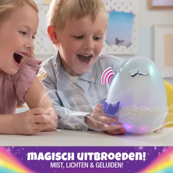 Hatchimals Alive Mystery Hatch Draggle Spinmaster Pink Weiß AA