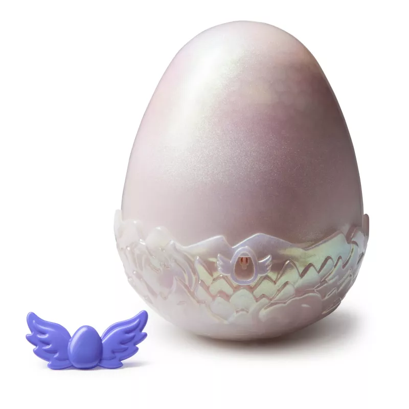 Hatchimals Alive Mystery Hatch Draggle Spinmaster Pink Weiß AA