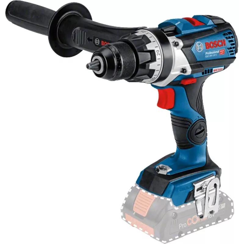 Bosch GSR 18V-110 C 2100 U/min Schlüssellos 1,8 kg Schwarz, Blau