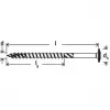 Holzbauschraube FISCHER PowerFast II 10,0x100 mm Flachkopf TX verzinkt