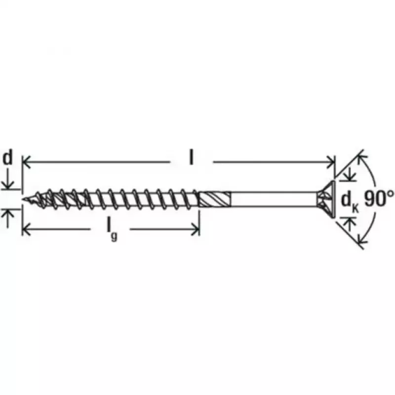 Holzbauschraube FISCHER PowerFast II 8,0 x 220 mm Senkkopf TX galvanisiert