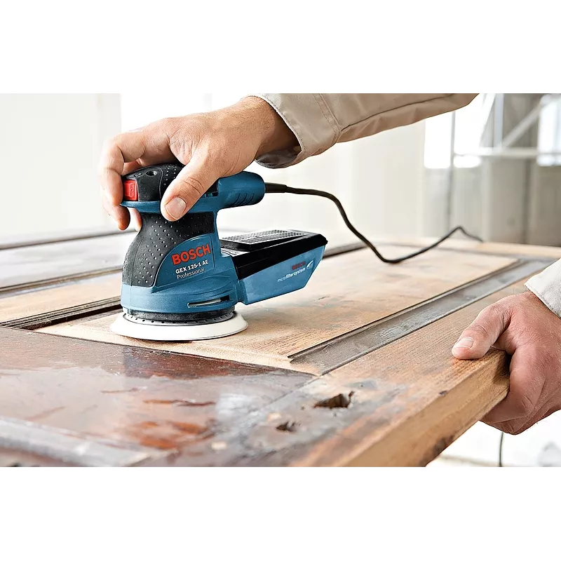 Bosch GEX 125-1 AE Professional Exzenterschleifer 12000 U/min 24000 OPM Schwarz, Blau, Rot