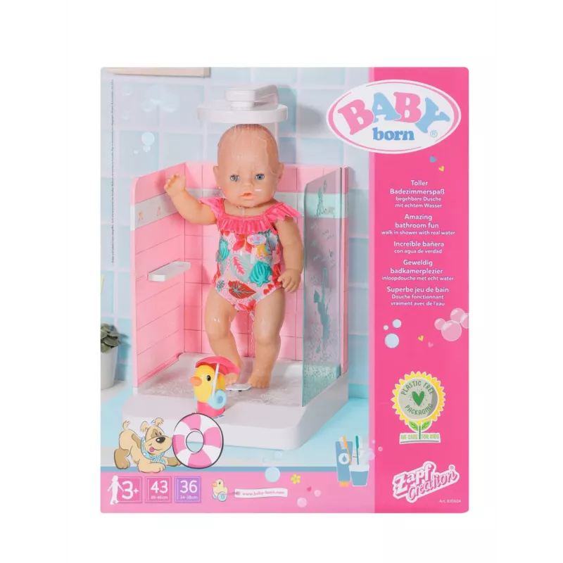 Puppenbad BABY born Bath Walk in Shower Empfohlenes Alter 3 Jahre