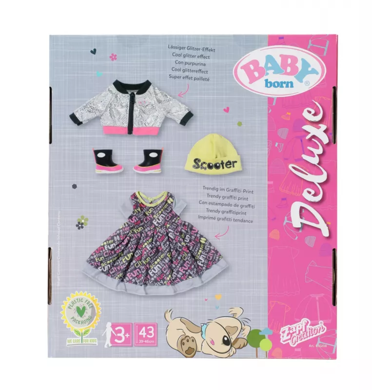 Puppenkleidungsset BABY born City Deluxe Style ab 3 Jahren 180 g