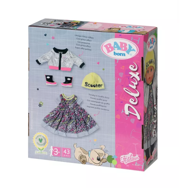Puppenkleidungsset BABY born City Deluxe Style ab 3 Jahren 180 g