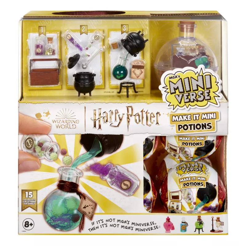 Miniverse - Harry Potter Make It Mini Potions, 8 Jahr(e), Mehrfarbig, Kunststoff, Harz