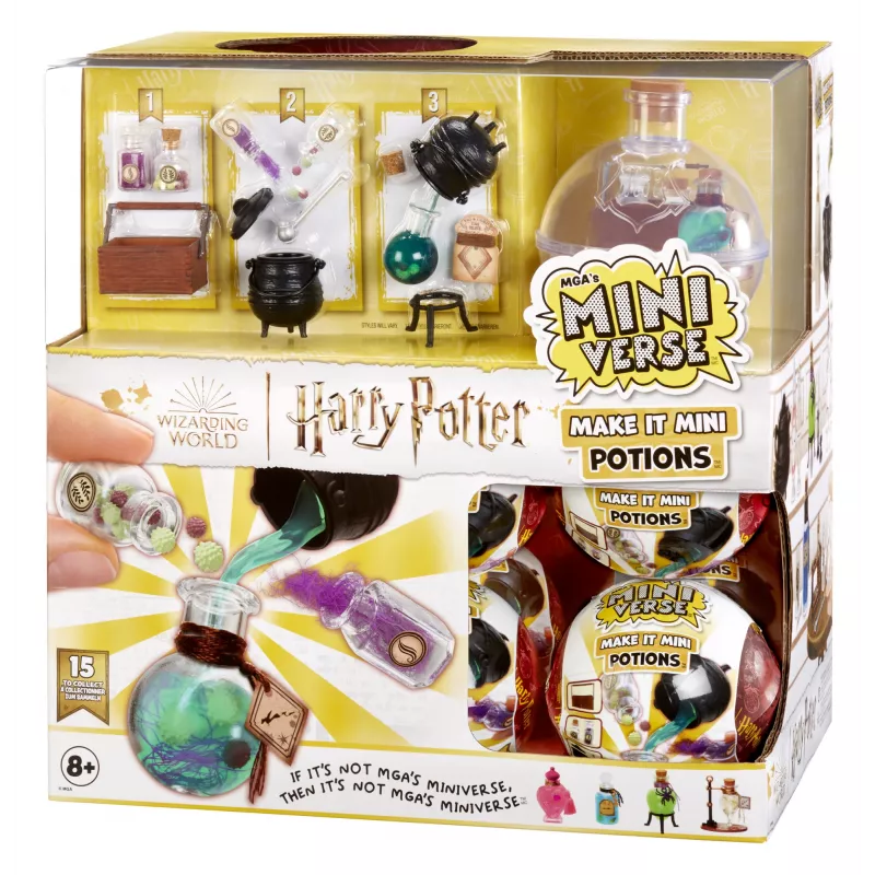 Miniverse - Harry Potter Make It Mini Potions, 8 Jahr(e), Mehrfarbig, Kunststoff, Harz