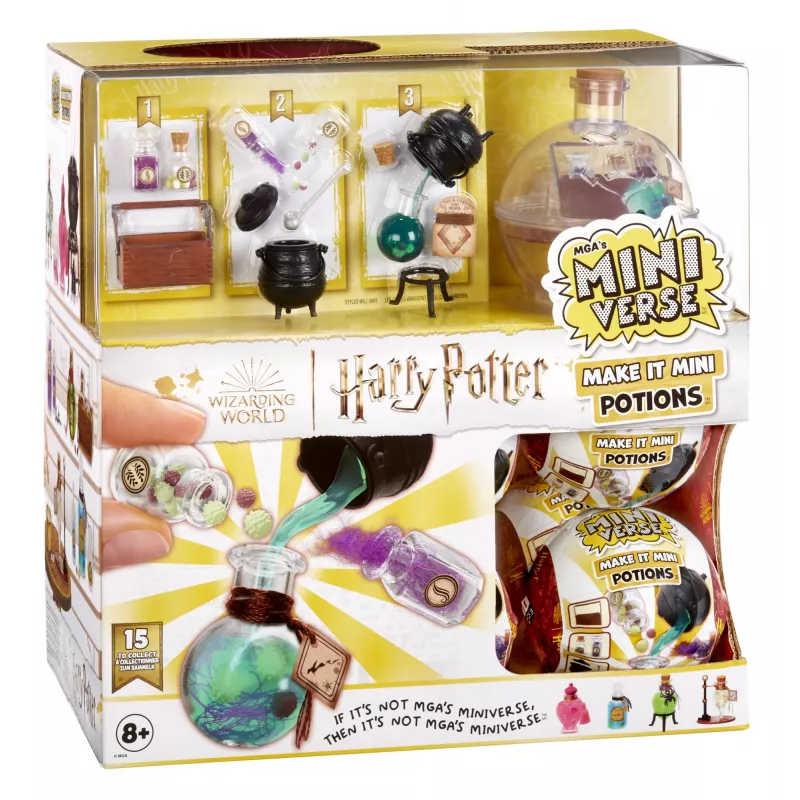 Miniverse - Harry Potter Make It Mini Potions, 8 Jahr(e), Mehrfarbig, Kunststoff, Harz