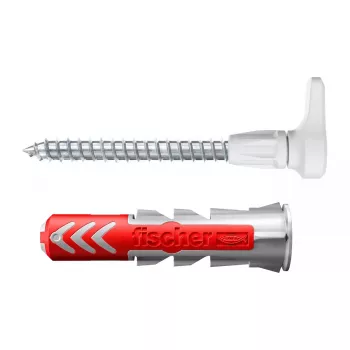 Schraubhaken- & Dübelset Fischer 564168 25 Stück 6 mm Bohrloch