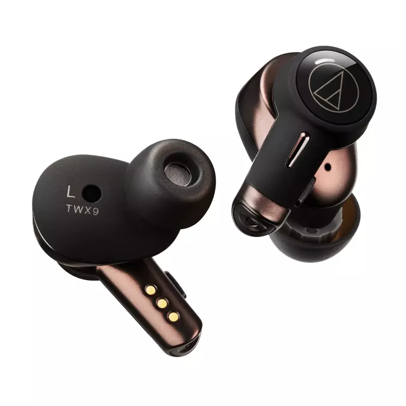 Audio-Technica ATH-TWX9 Kopfhörer — True Wireless In‑ear TWS, 10–40000 Hz, Bluetooth, Braun