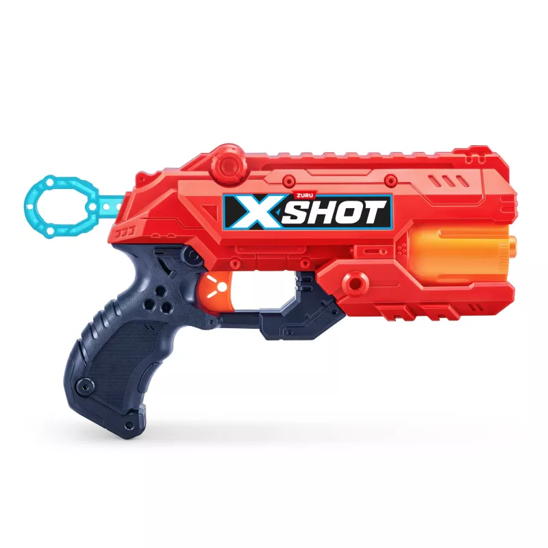 Spielzeug-Blaster ZURU XSHOT Excel Reflex 6 Blaster 12 Darts Mehrfarbig