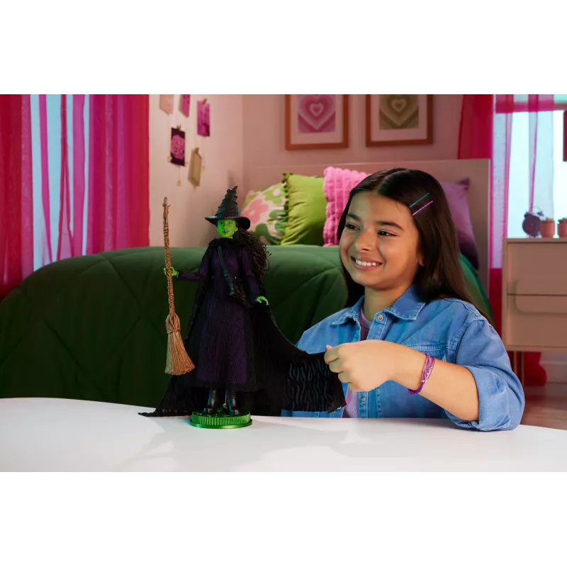 Sammlerpuppe MATTEL Wicked Deluxe Elphaba HXY38 – Charakterfigur, beweglich, detailliertes Kostüm