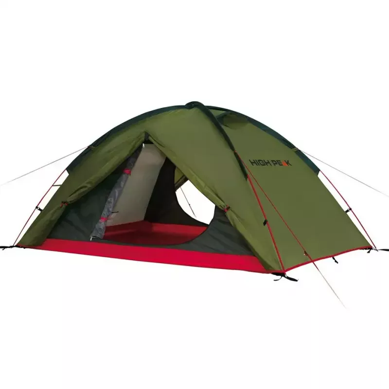 Zelt High Peak Woodpecker 3 — 3-Personen, grün-rot, Modell N0802